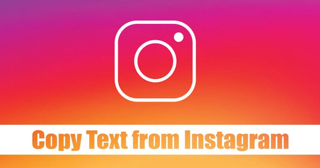 How to Copy Text from Instagram Post