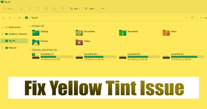 9 Best Ways to Fix Yellow Tint Issue on Windows 11 Screen